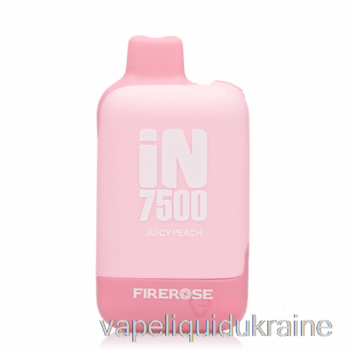 Vape Liquid Ukraine Firerose IN7500 Disposable Juicy Peach